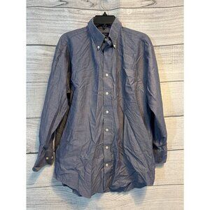 Nautica Mens Classic Fit Non-Iron Button-Down Shirt Size 16.5 32/33